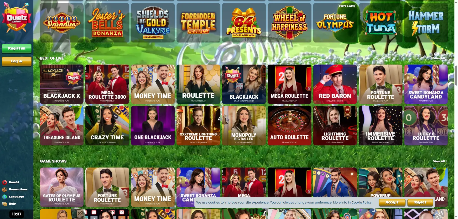 Duelz Casino na urządzenia mobilne – responsywna wersja przeglądarkowa